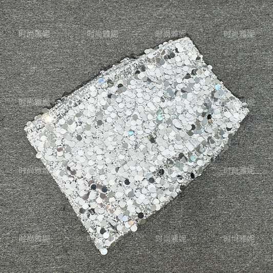 Women's Sequin Bead Pearl Loose Trendy Round Tops