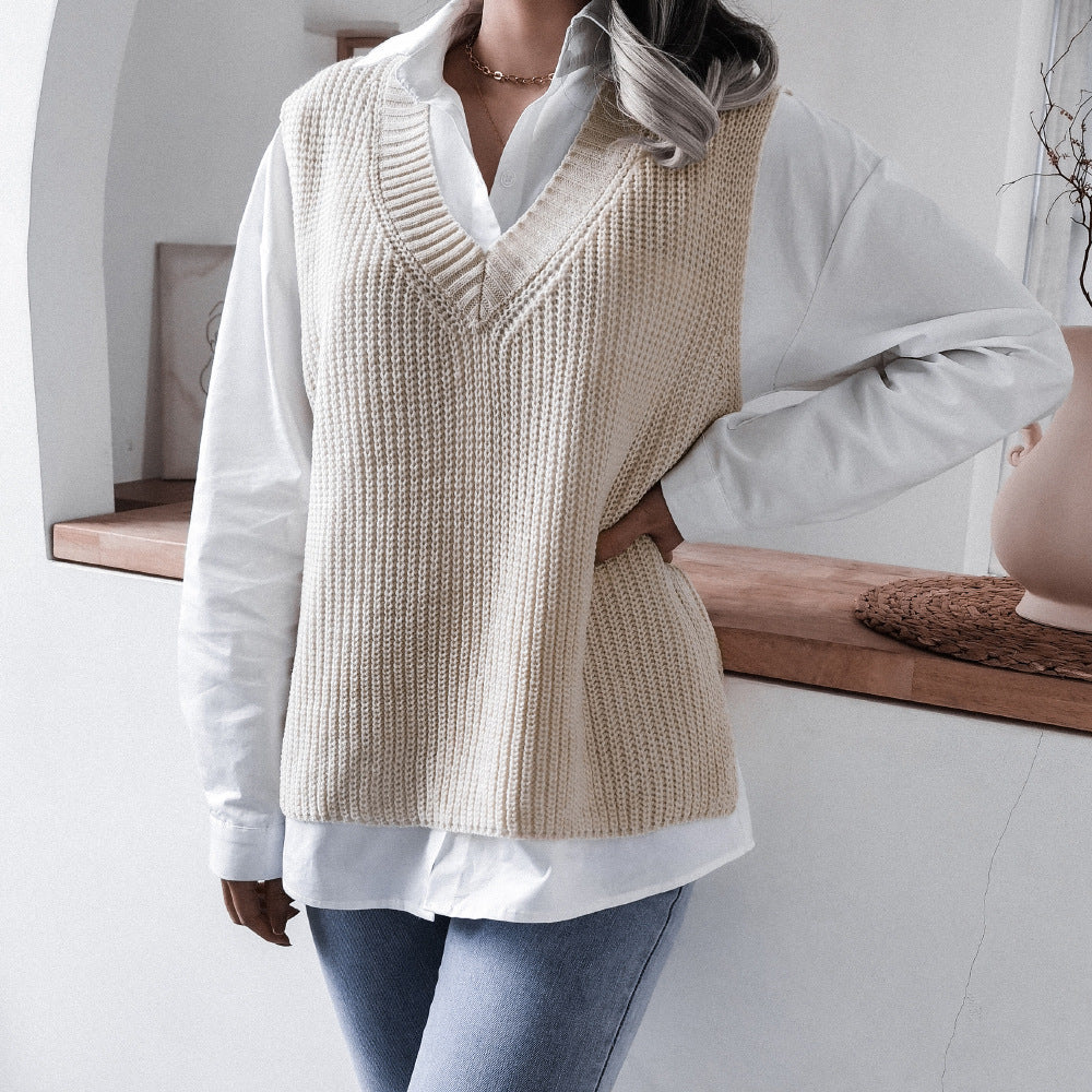Versatile Women's Clearance Casual Loose Knitted Sweater
