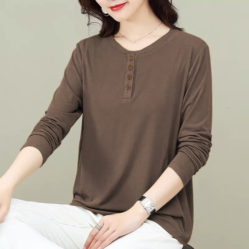 Women's T-shirt For Leisure Artistic Bottoming Shirt Loose Tops
