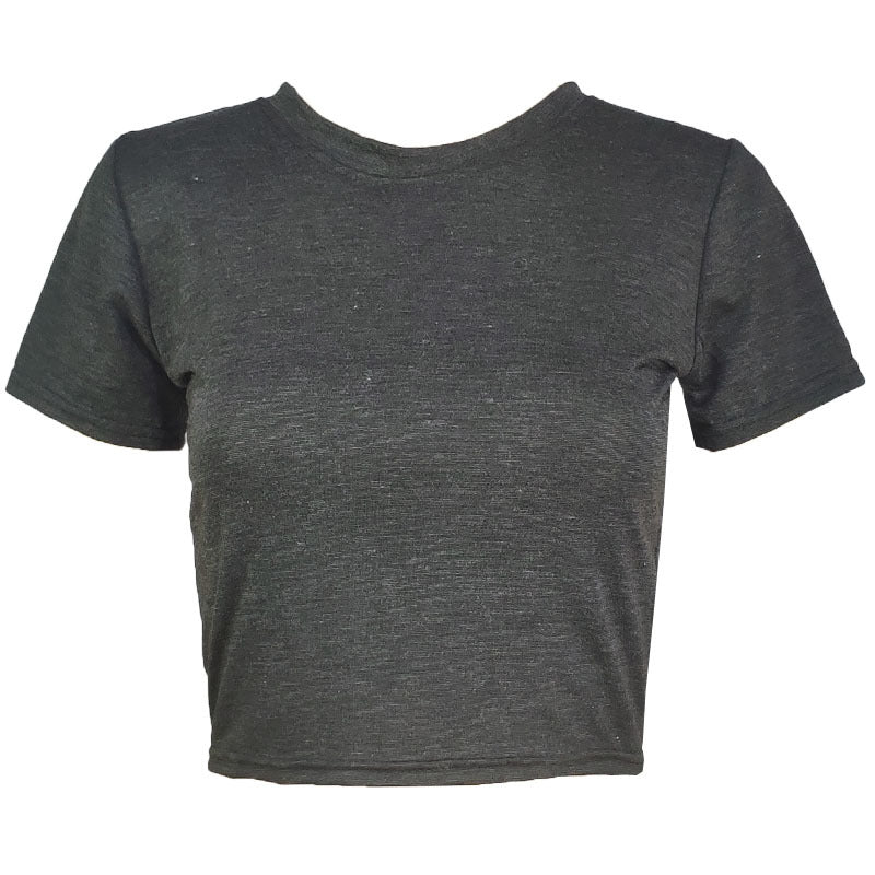 Women's T-shirt Slim Solid Color Simple Common Blouses