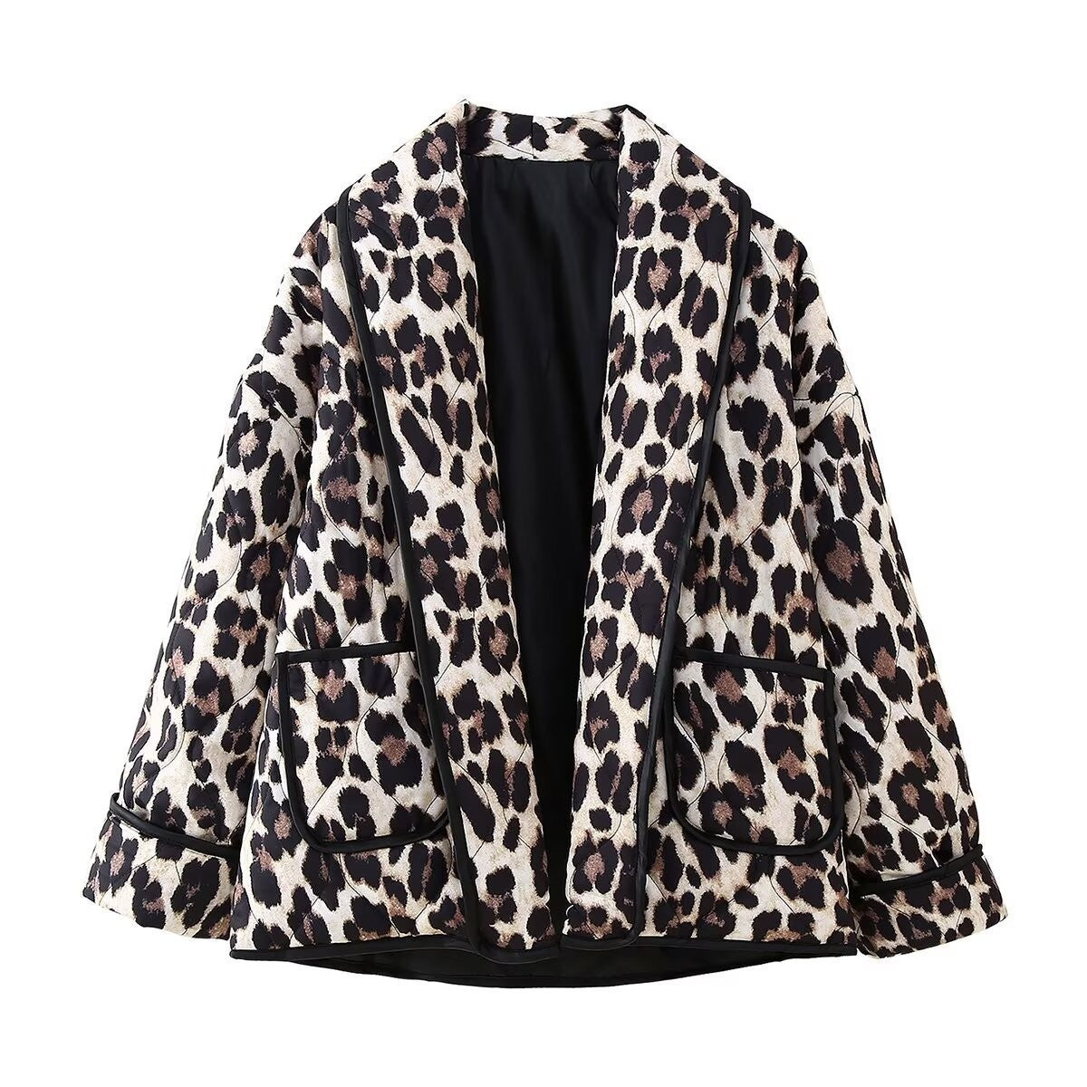 Women's Spring Street Fashion Casual Printed Jackets