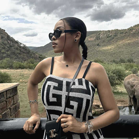 Sling Sier String Jacquard Sexy Tight Bandage Dresses