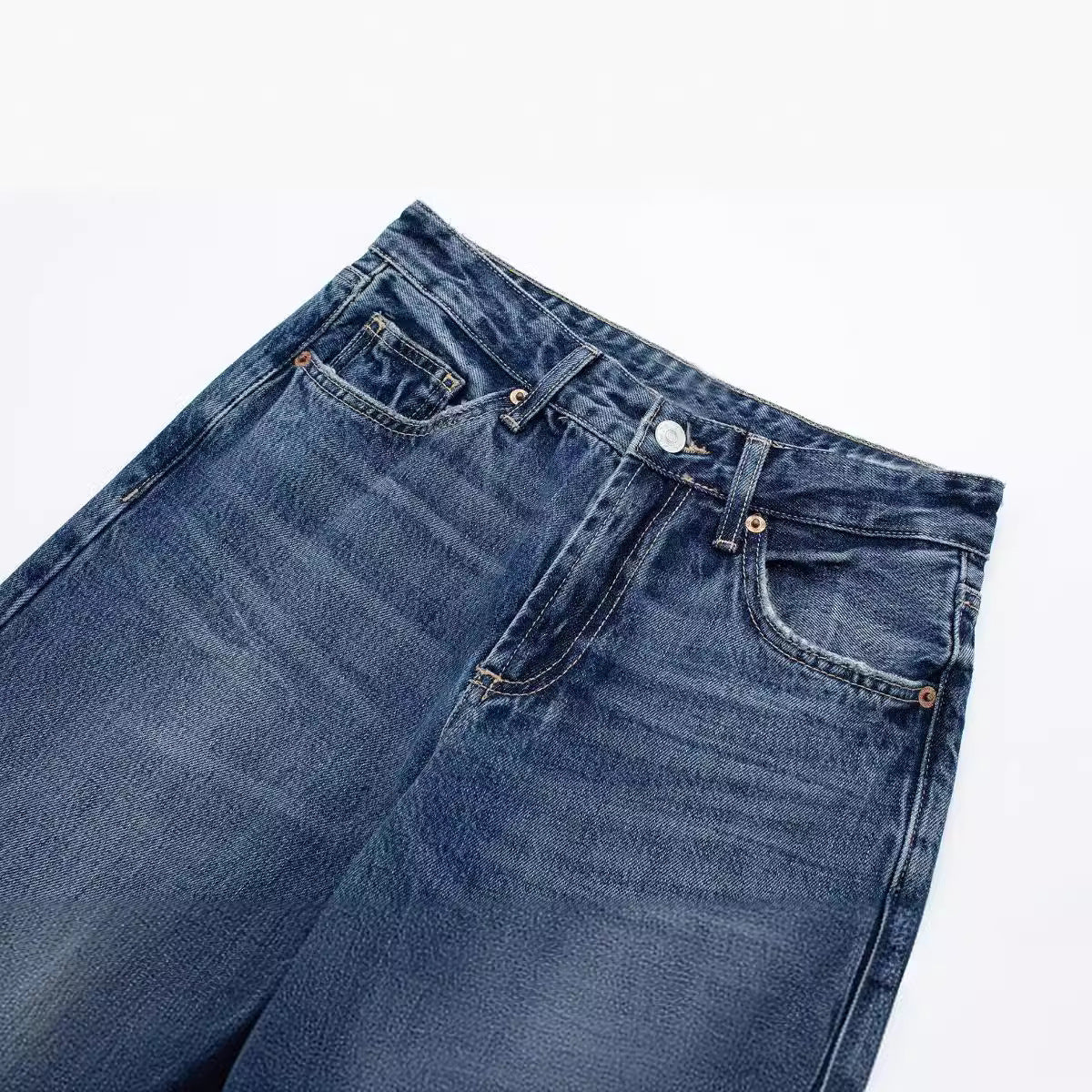 Women's Cool French Style Wide Leg Jeans