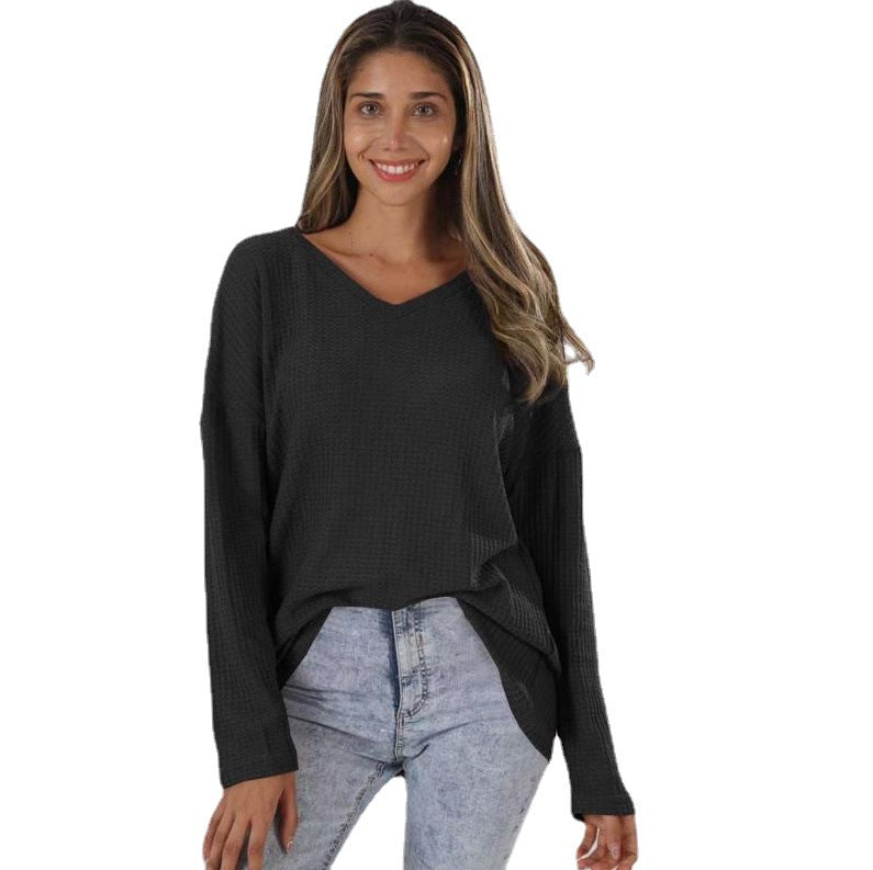 Classy Women's Loose Street Knitted Base Plus Size