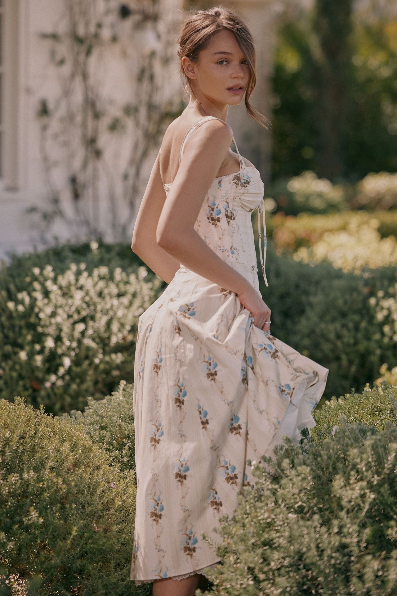 Sweet Spicy Style Holiday Printed Strap Lace Dresses