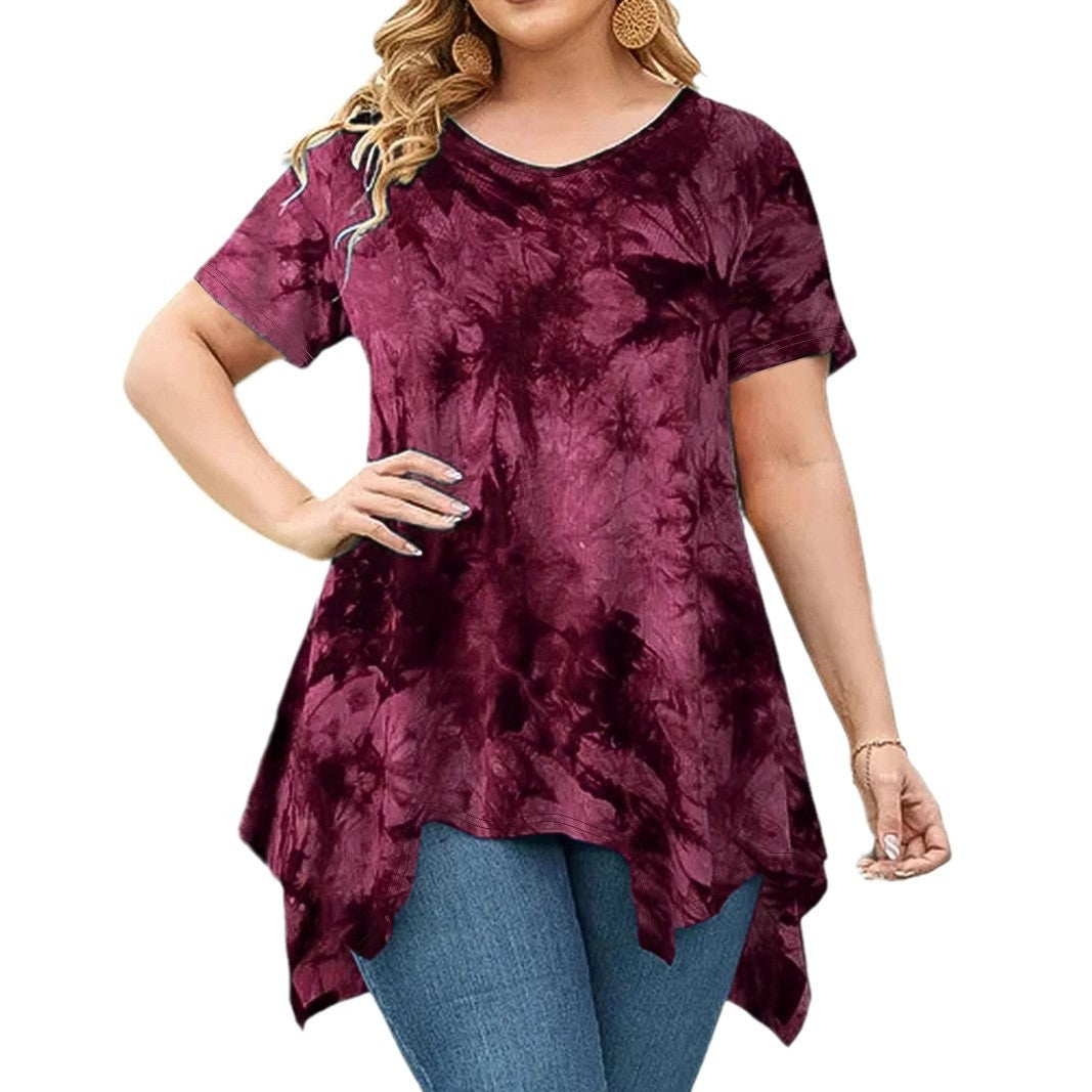 Women's Fashion Wear Hem Irregular Sleeve Loose Shorts