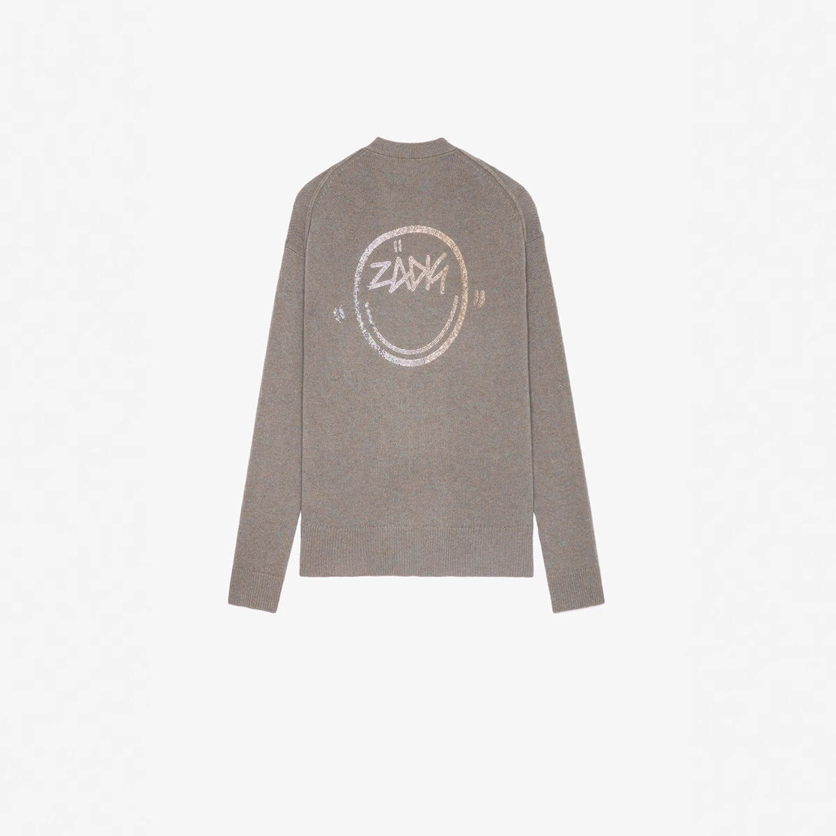 Women's Autumn French Niche Breasted Back Big Sweaters