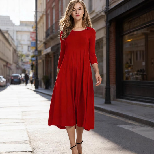 Seaside Vacation Large Slimming Loose Slim Fit Dress