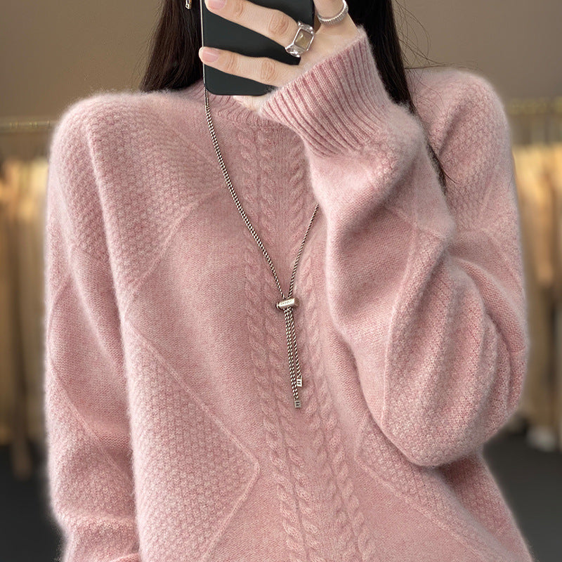 Women's Thick Soft Glutinous Loose Pullover Idle Style Casual Sweater