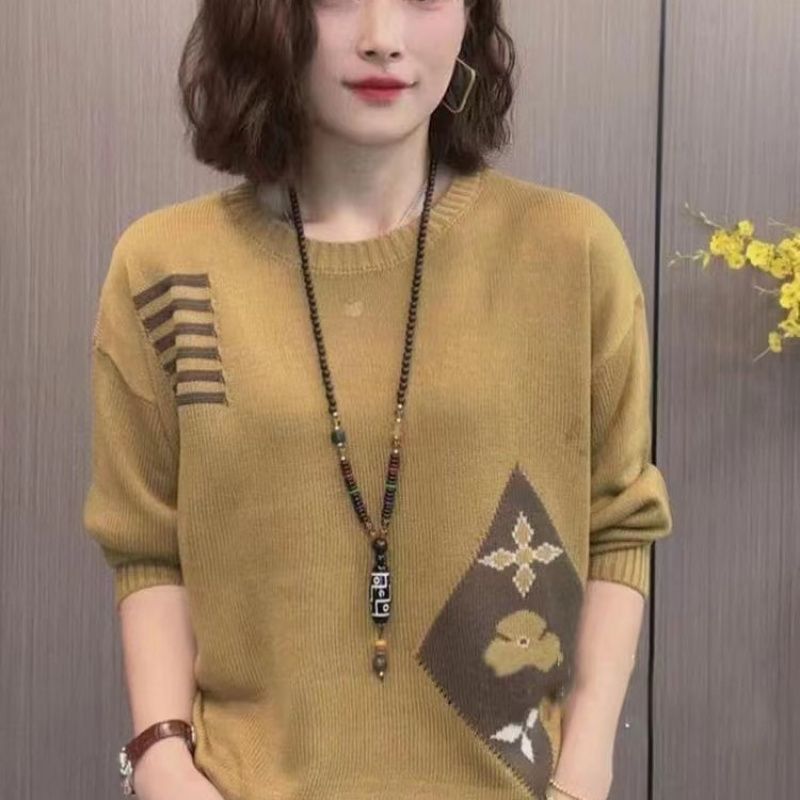 Women's Loose Long Sleeve Large Bottoming Spring Clothing