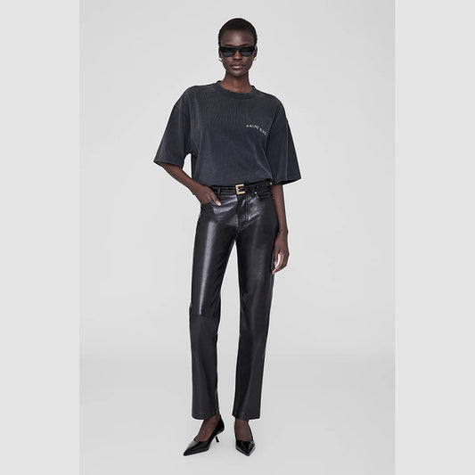 Fried Color Distressed Charcoal Gray Female Blouses