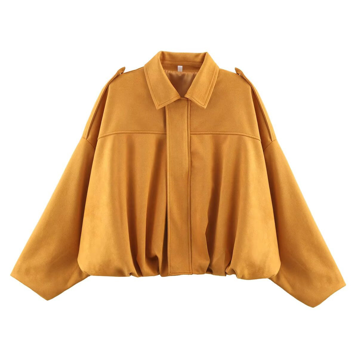Women's Fashion Bomber Batwing Sleeve Zipper Casual Jackets