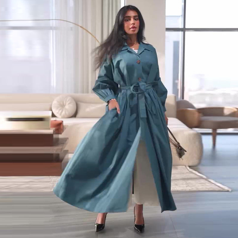 Women's Autumn Fashion Simple Long Sleeve Dress Dresses