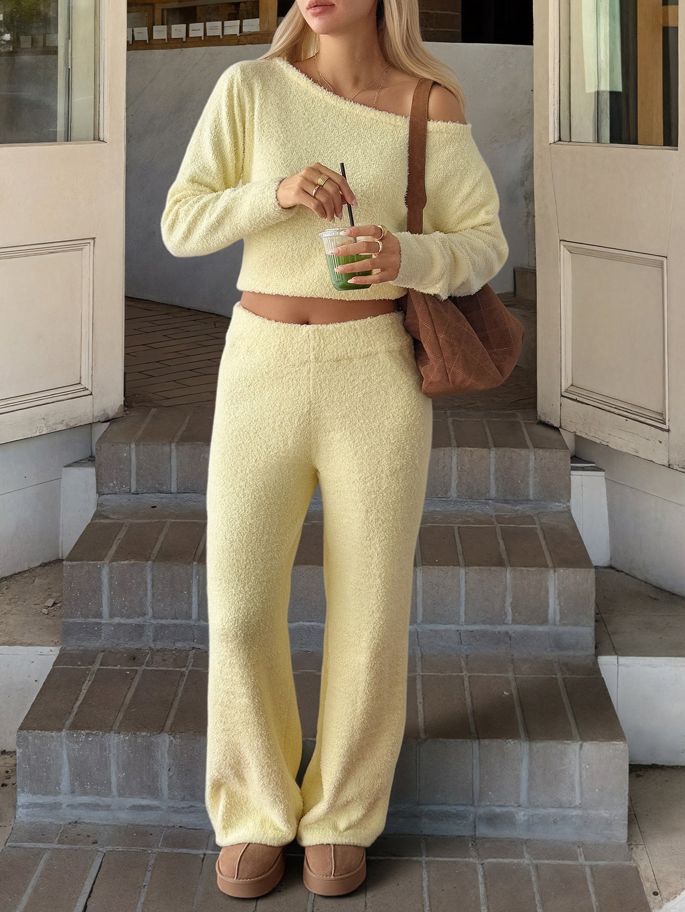 Women's Leisure Sports Long Sleeve Trousers Fashion Casual Suit
