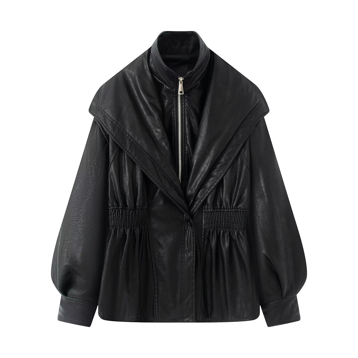 Women's Fashion Temperament Washed Old Style Imitation Jackets