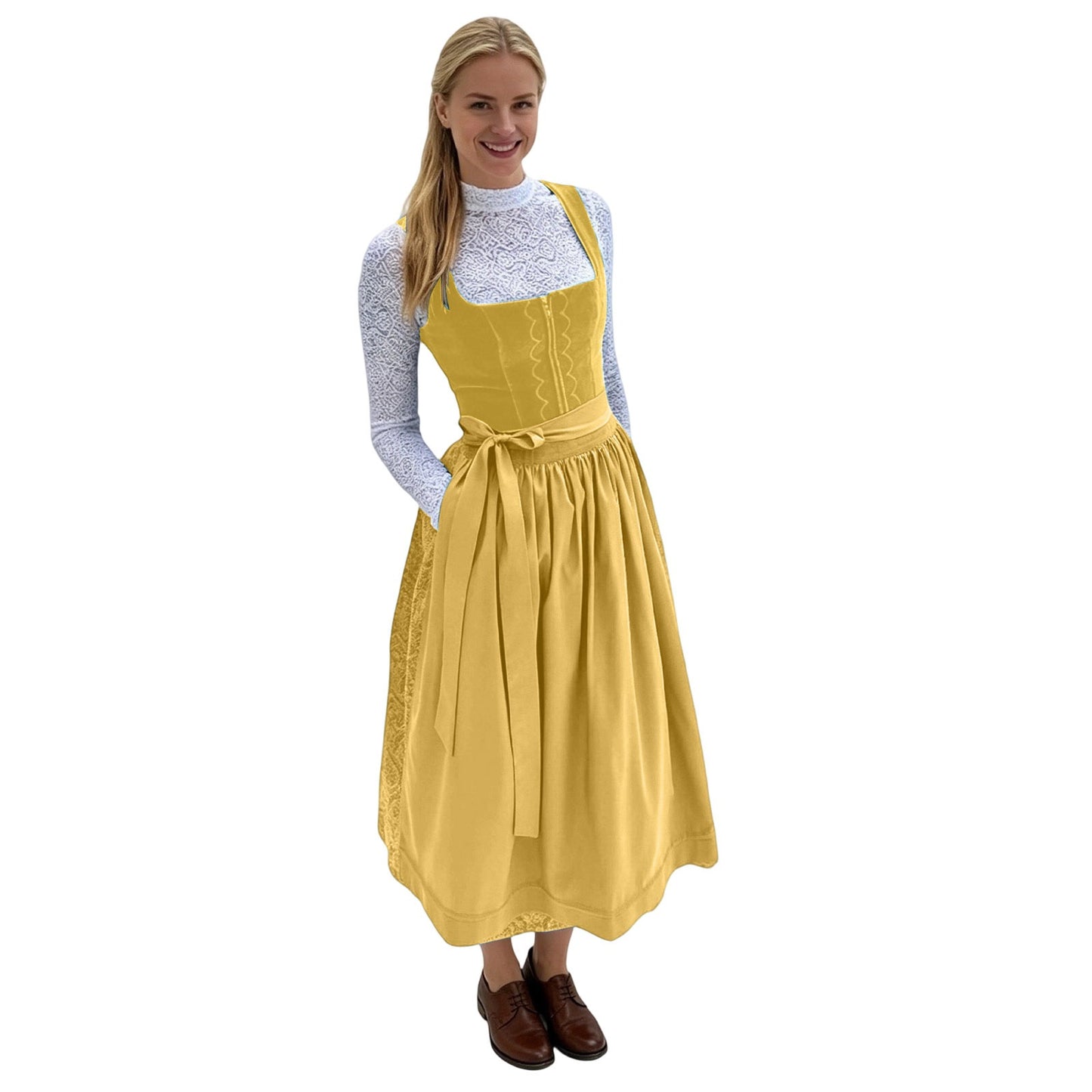 Women's Hot German Oktoberfest Elegant Vintage Beer Dress