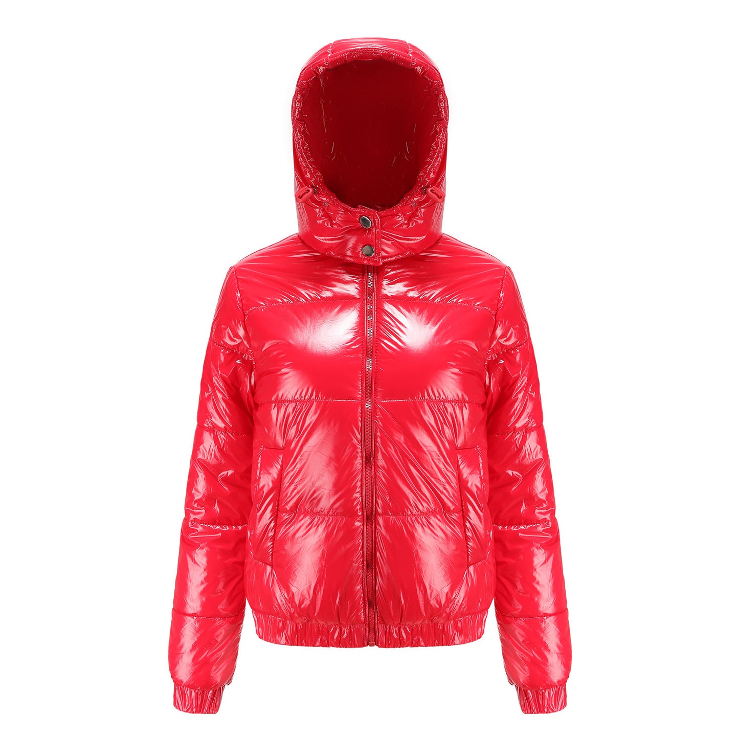 Women's Hooded Coated Splash Proof Fashionable Long Sleeve Coats