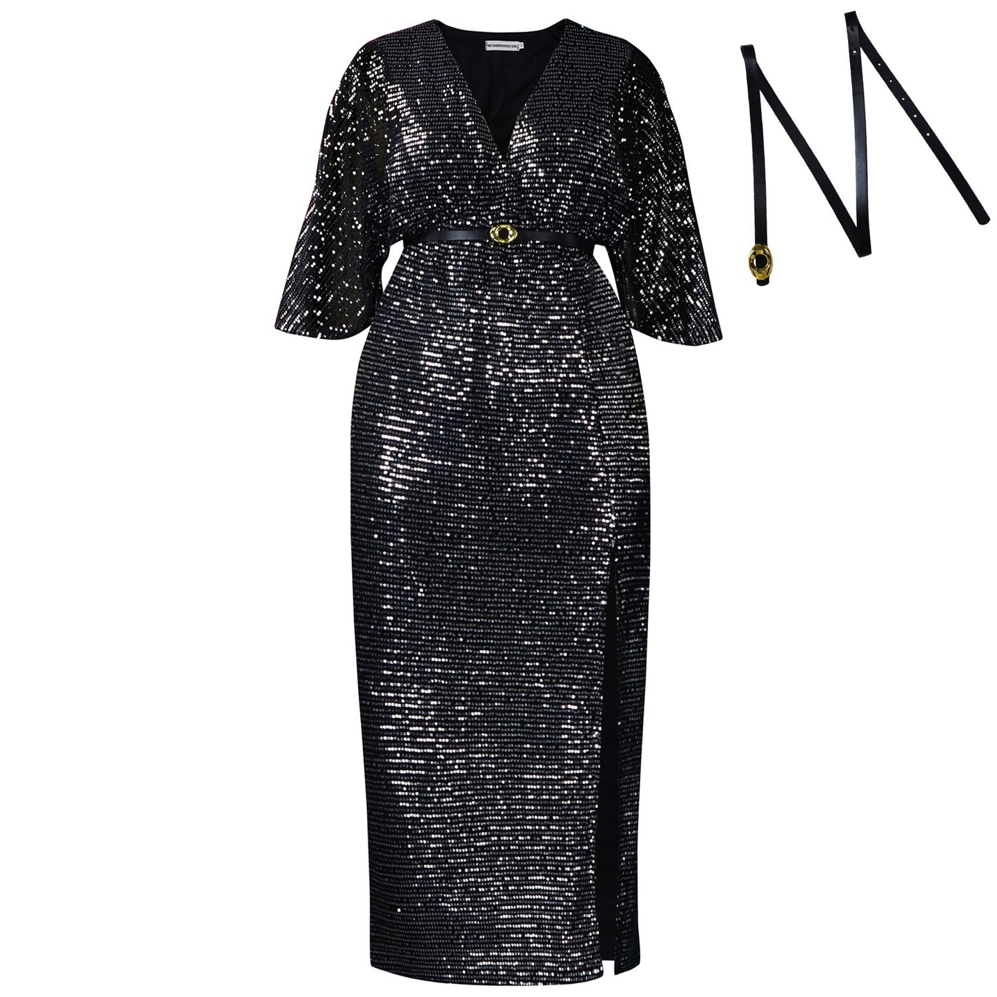 Women's Fashion Wear Temperament Sexy Slimming Sequined Dress