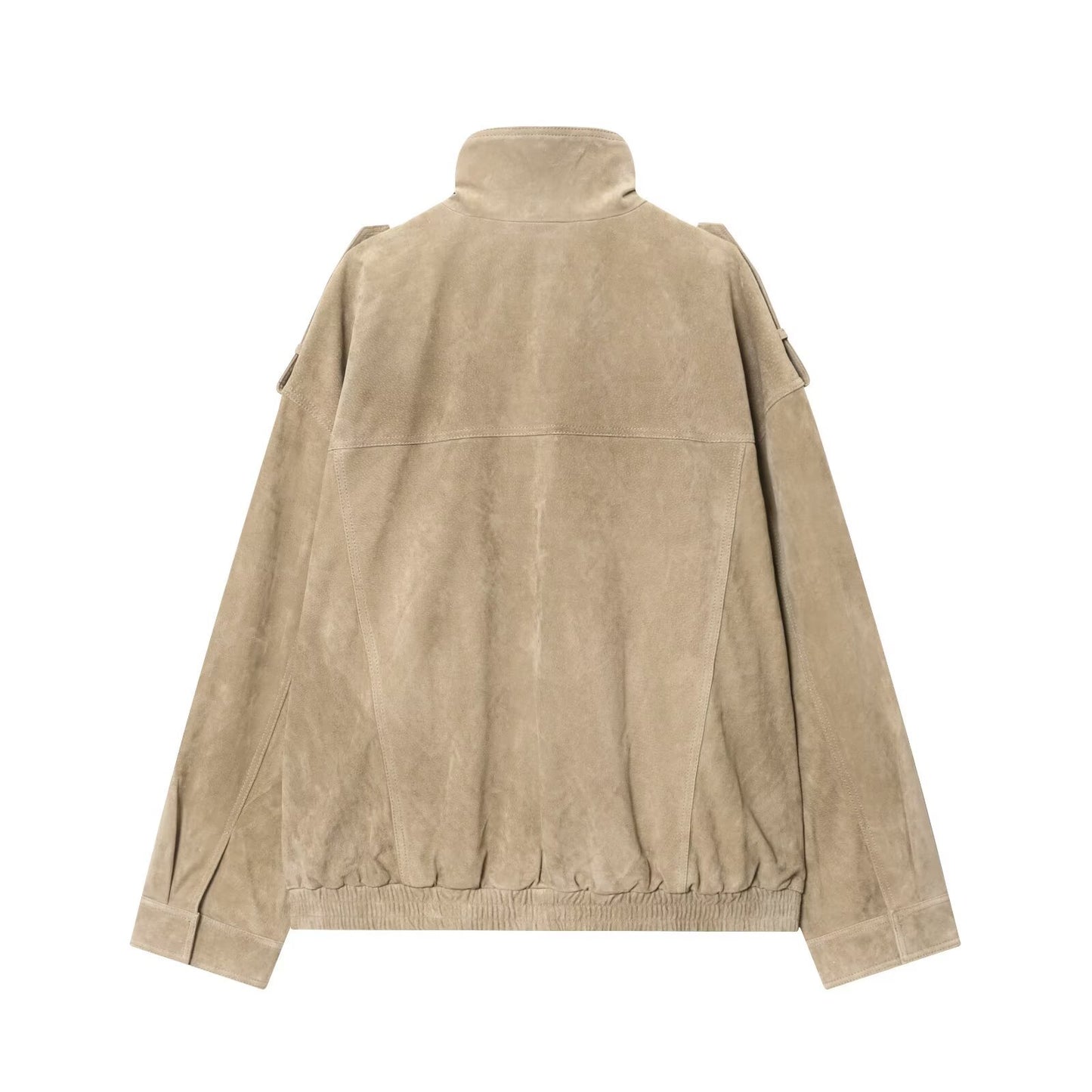 Women's Autumn Fashion Personality Street Suede Textured Jackets