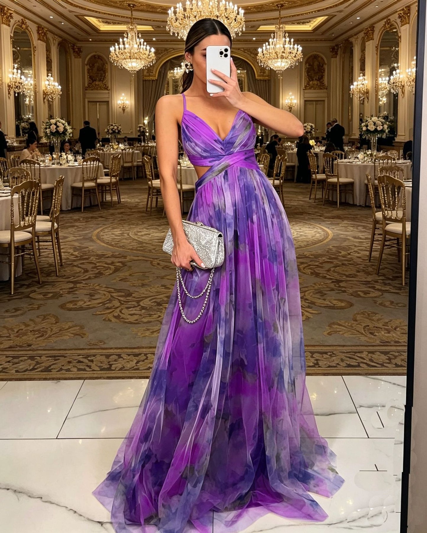 Cool Classy Women's Sexy Long Mesh Dress