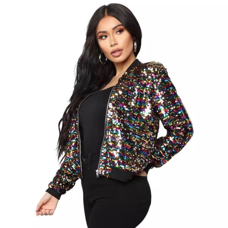 Beautiful Zipper Decorations Long Sleeve Small Coats