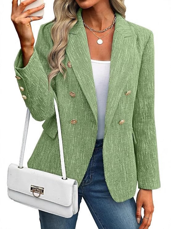 Women's Solid Color Autumn Simple Style Fashion Blazers