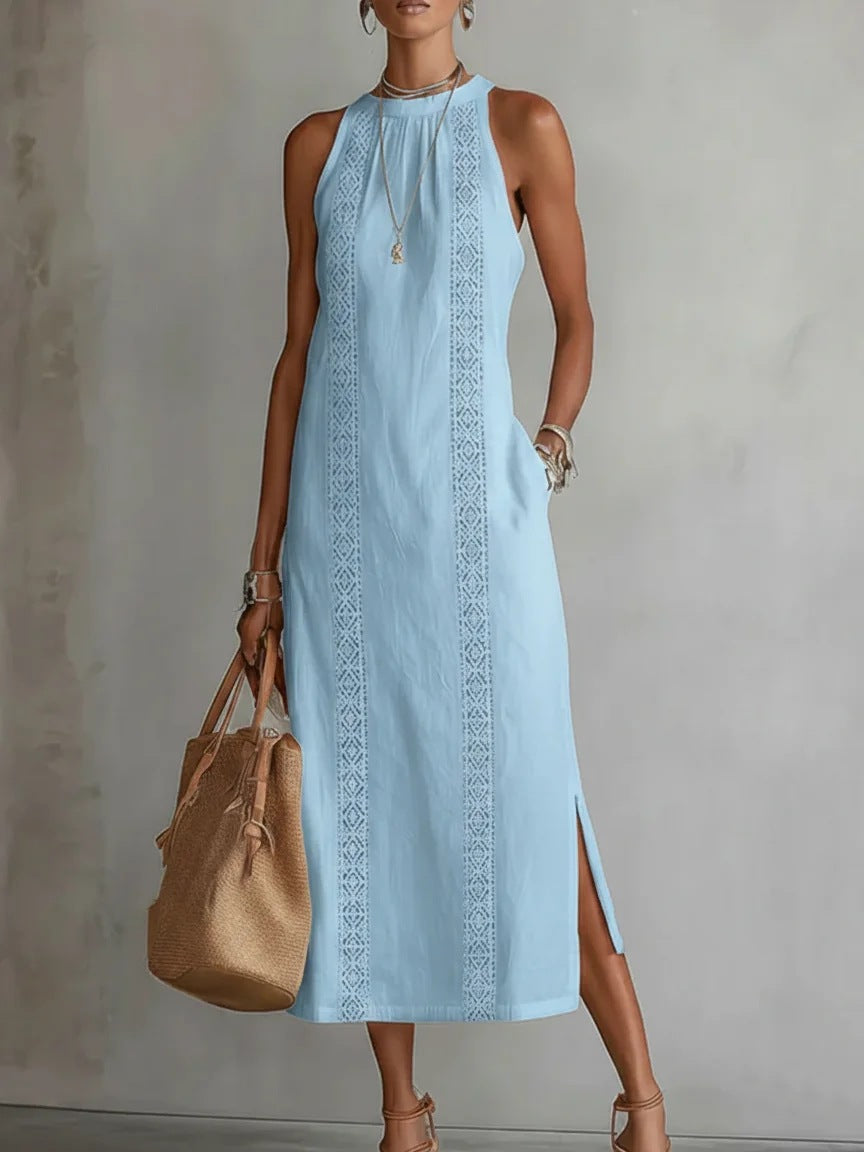 Women's Solid Color Loose Long Shirt Fashion Dress