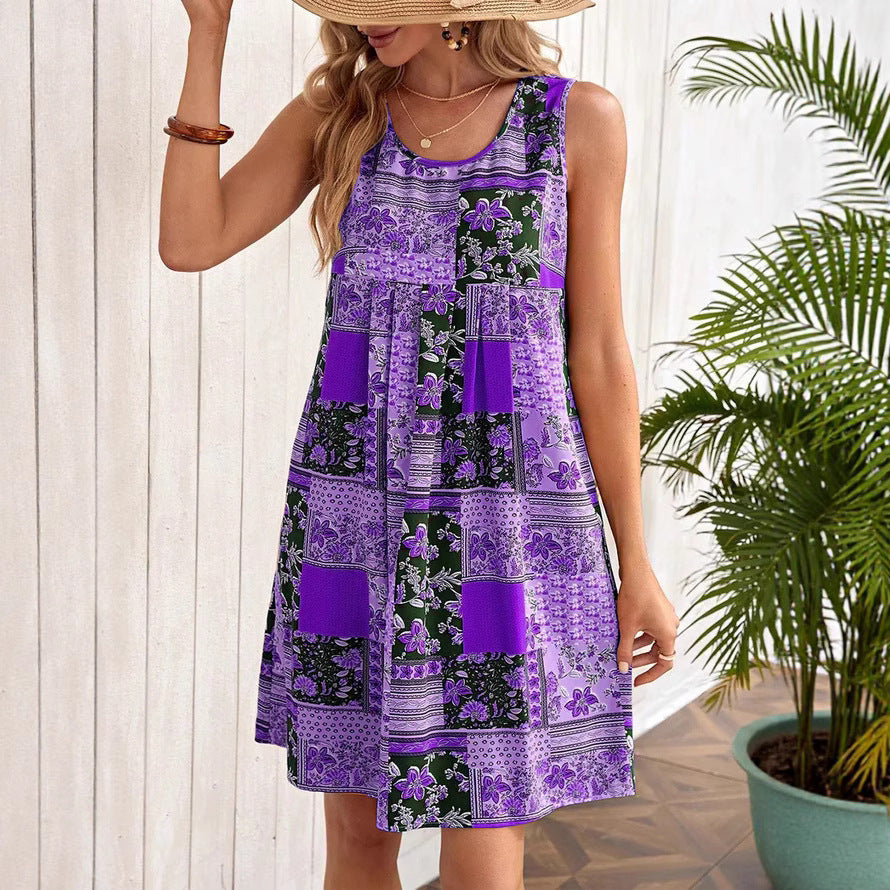 Classic Classy Women's Fashionable Printed For Dress