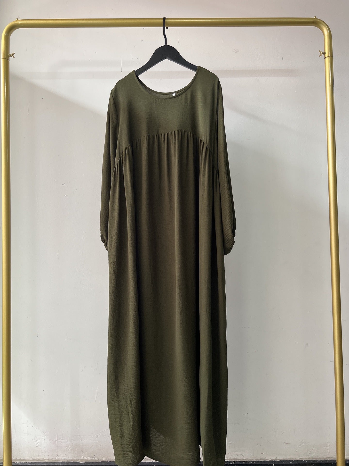 Large Swing Solid Color Loose Sweet Dress