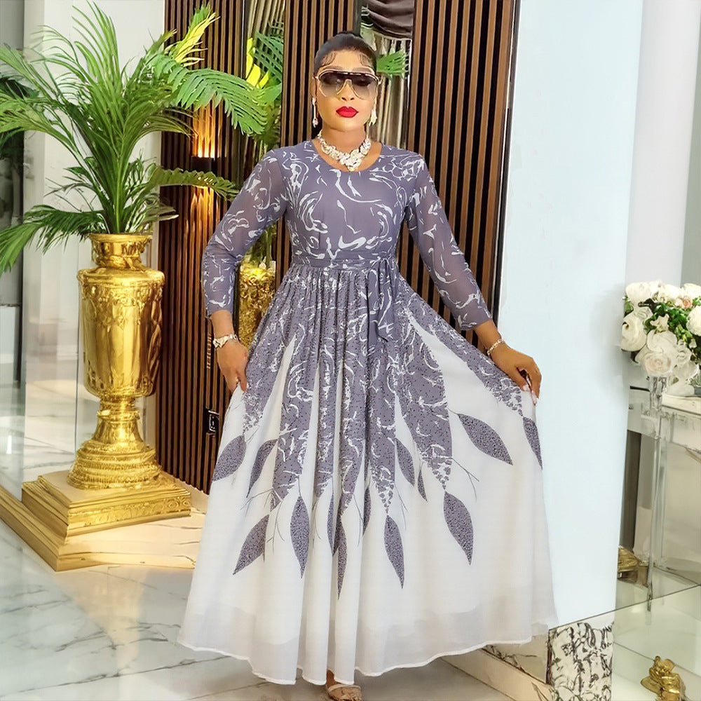 Women's Dress African Wear Long Sleeve Elegant Dresses