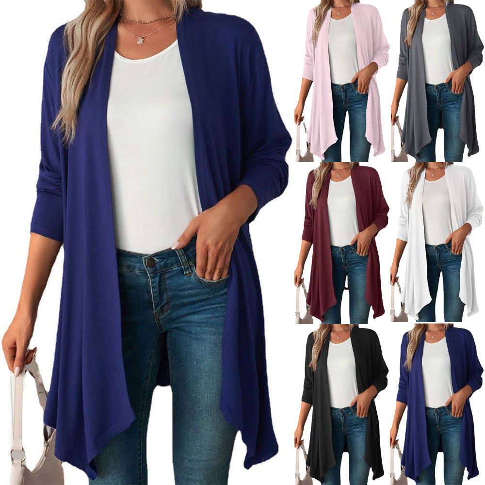 Women's Autumn Solid Color Long Sleeve Casual Women's Sweater