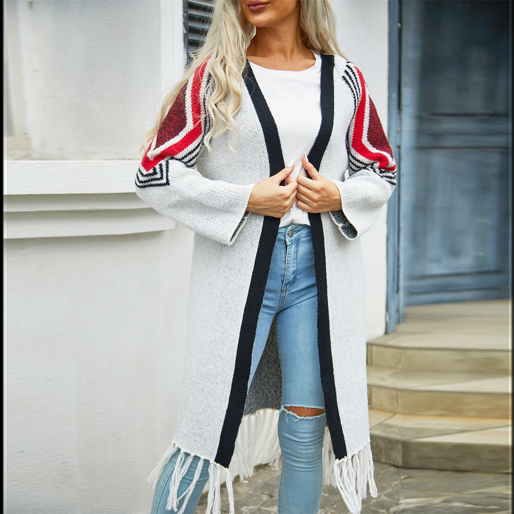 Women's Spring Long Tassel Fashion For Sweater