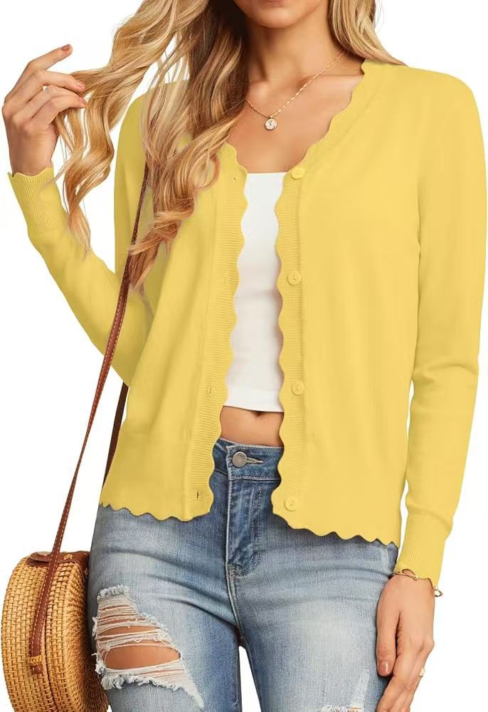 Ruffle 9-point Sleeve Thin Fashion Knitted Women's Sweater