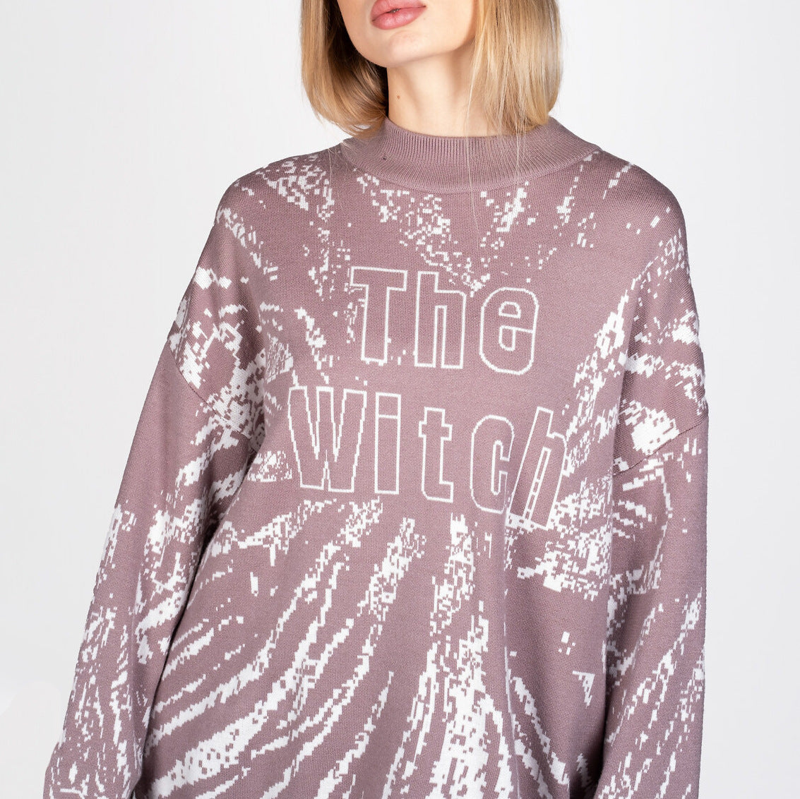 Women's Street Loose Letter Embroidery Personalized Tatted Sweaters