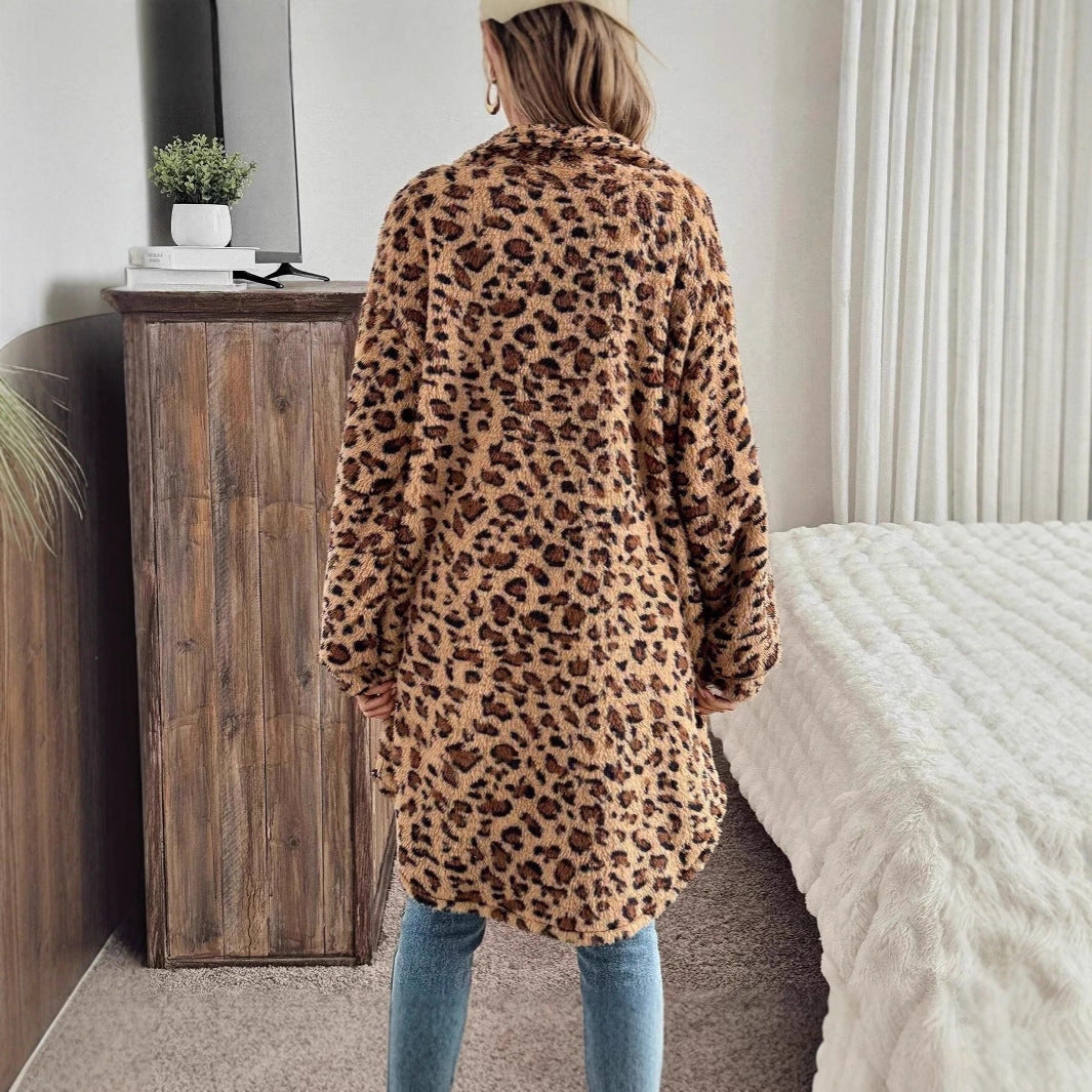 Women's Fashion Double-sided Plush Casual Long For Sweaters