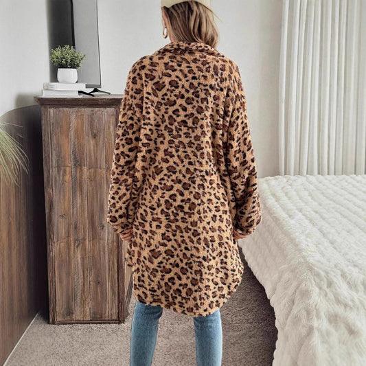 Women's Fashion Double-sided Plush Casual Long For Sweaters