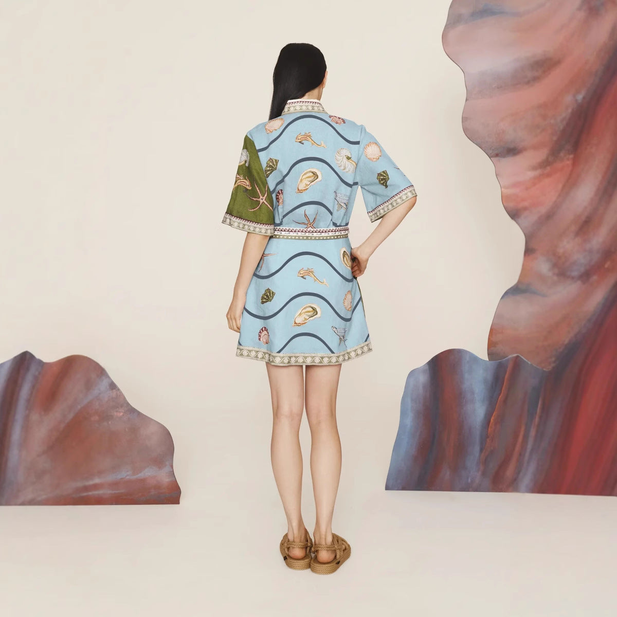 Casual Fashion Linen Shirt Temperament Wild Dress