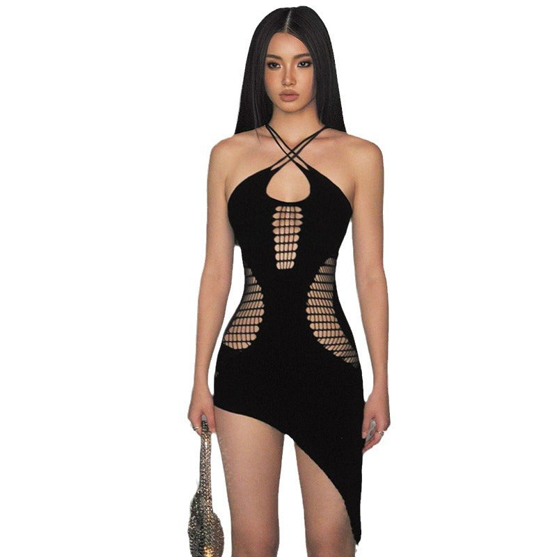 Women's Summer Sexy Cutout Slim Fit Sling Dress