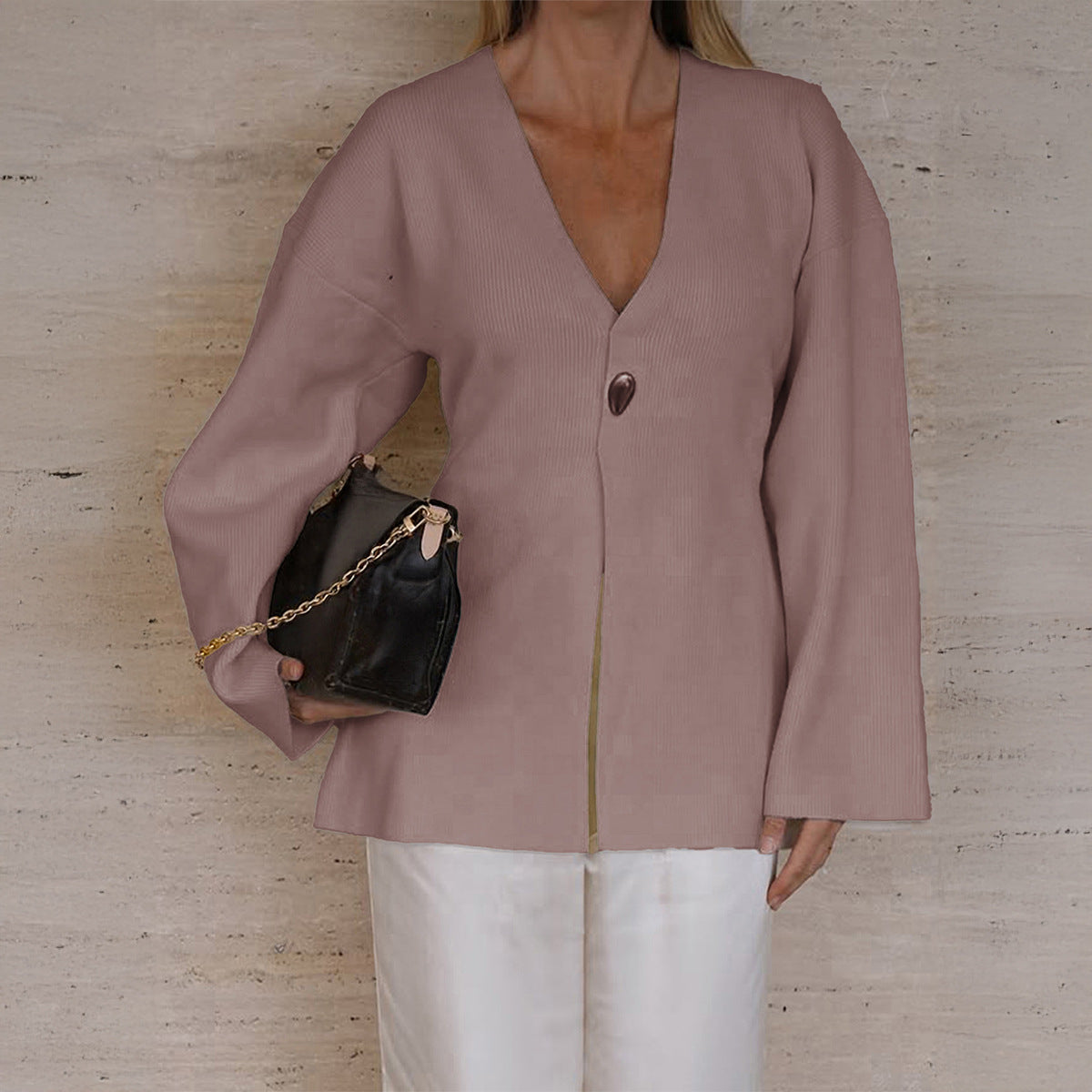 Women's Elegant Graceful Advanced Long Sleeve Shirt Sweaters