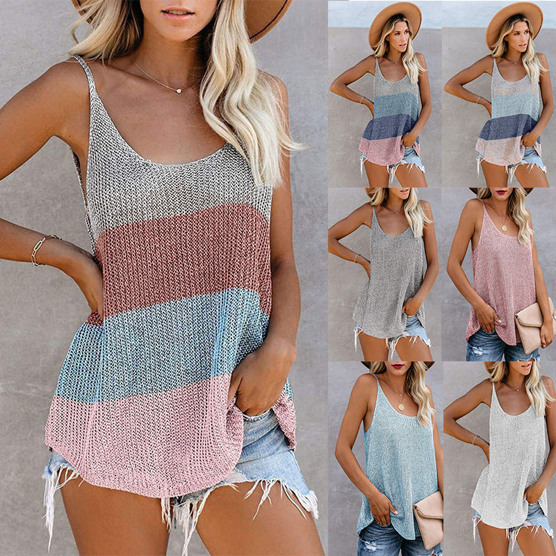 Casual Women's Summer Round Neck Loose Women's Sweater