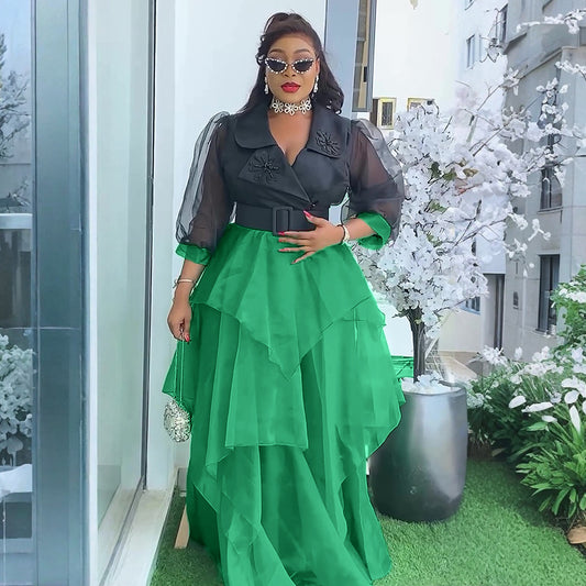 Women's Elegant Dress French Sweet Spicy Style Plus Size