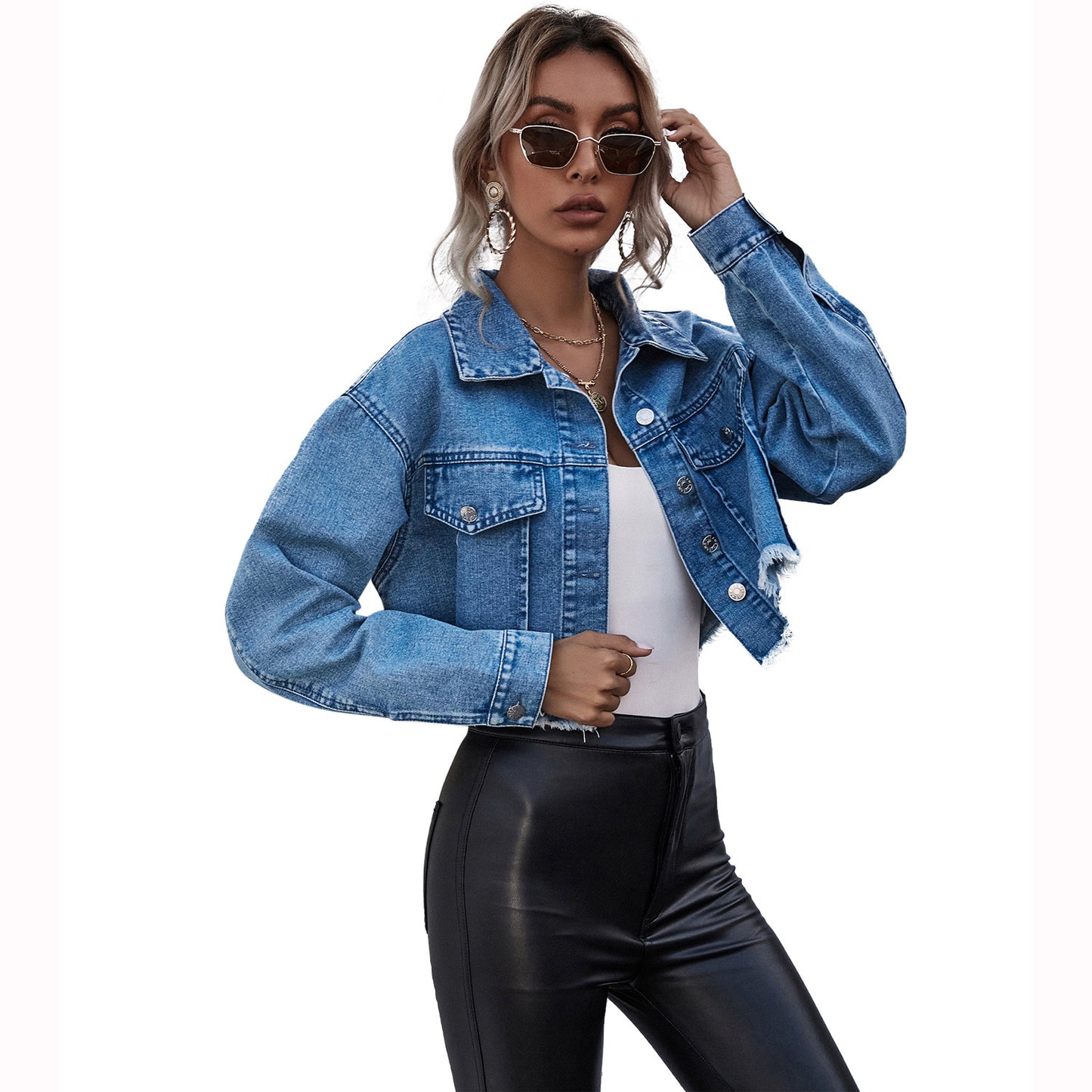 Women's Attractive Popular Fashion Loose Denim Shorts