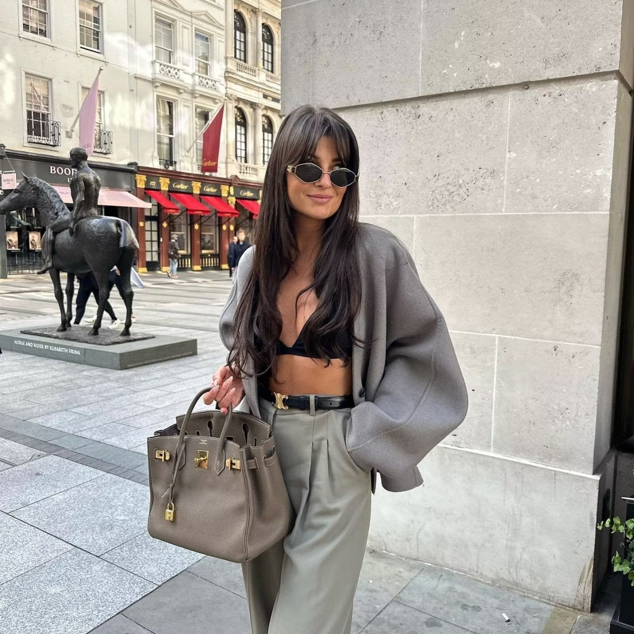 Women's Glamorous American Woolen Kimono Spring Coats