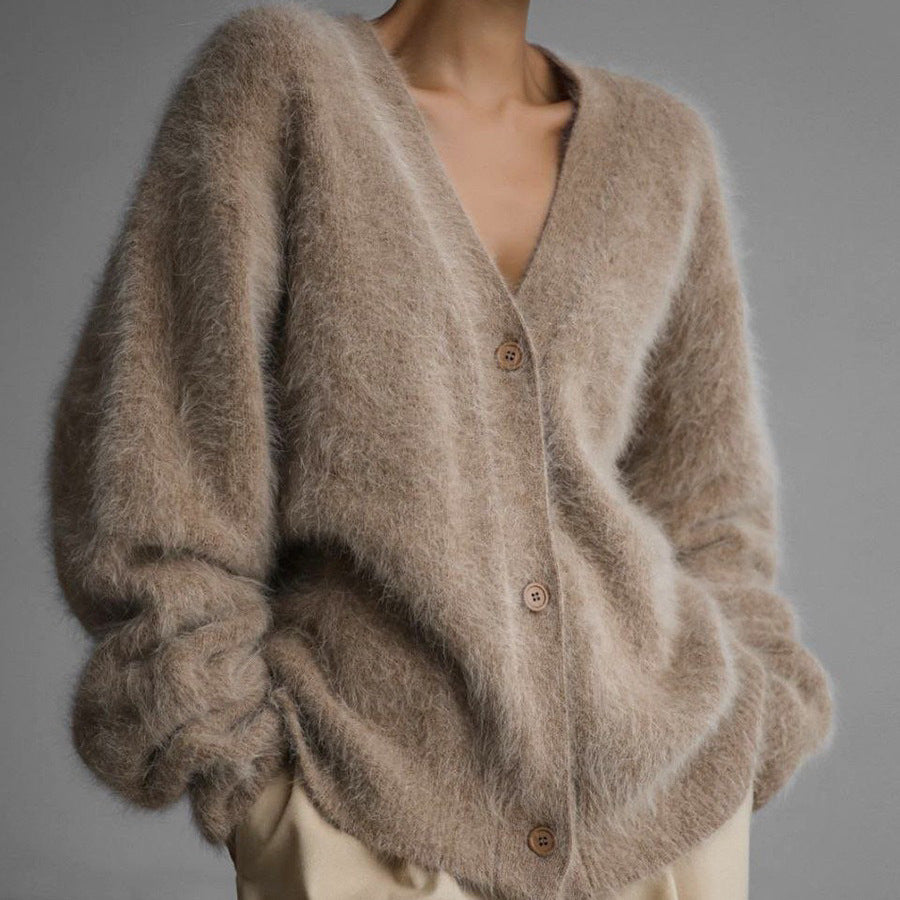 Women's Marten Knitted Idle Style Design Sense Sweaters