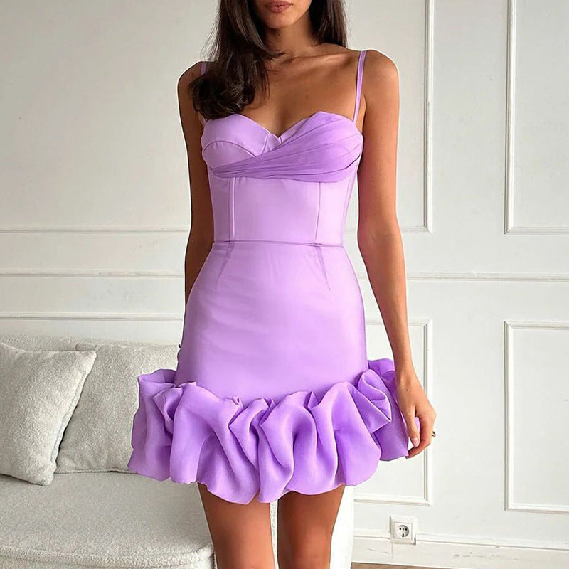Women's Summer Sexy Pleated Slip Slim Fit Skirts