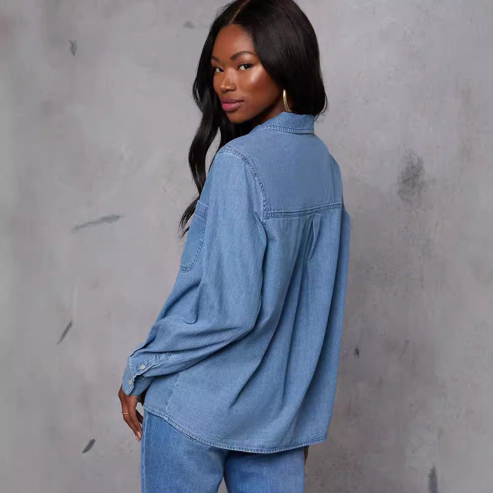 Women's Denim Shirt Autumn Fashion Casual Versatile Jackets