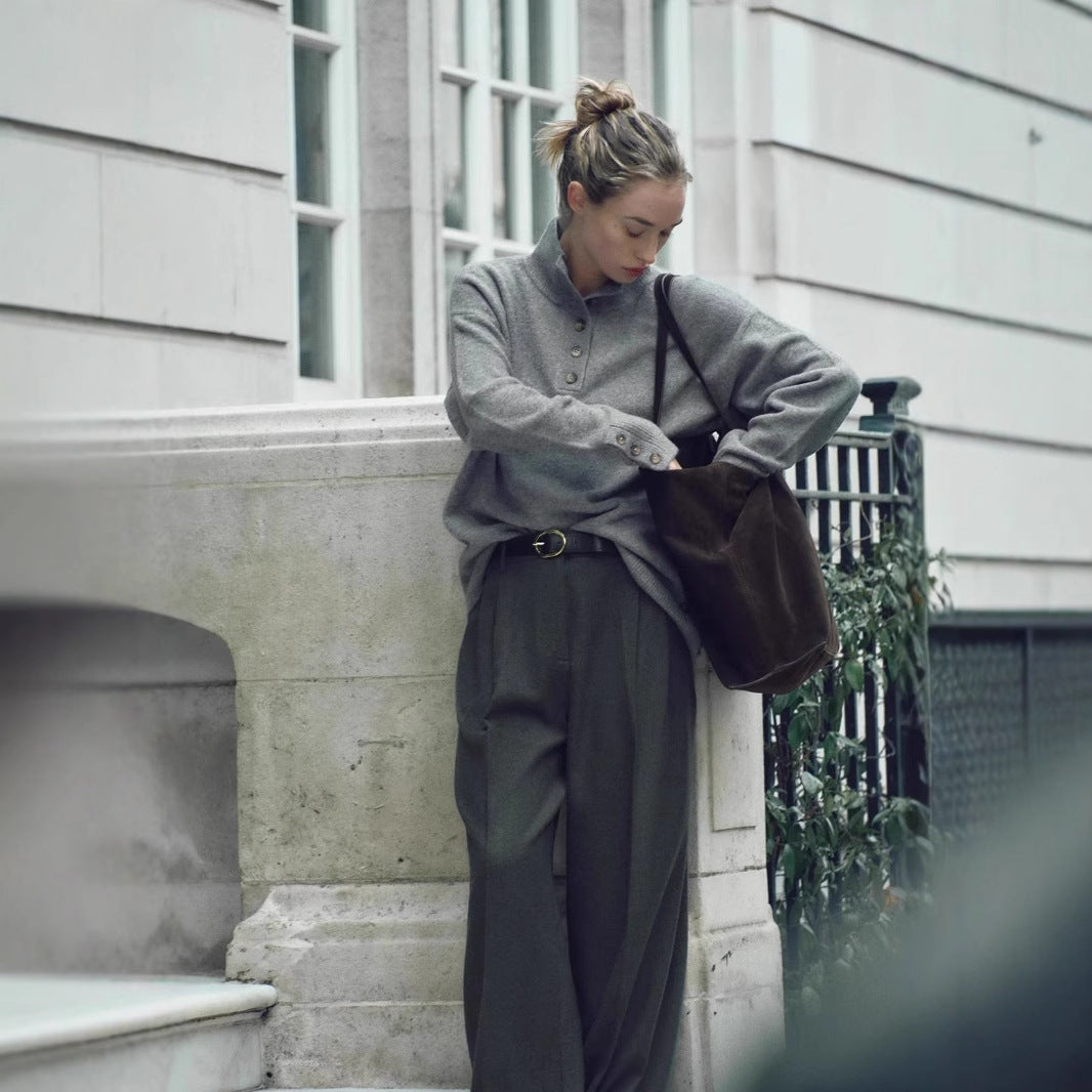 Women's Glamorous Knitted Russian Clothes Stripes Sweaters