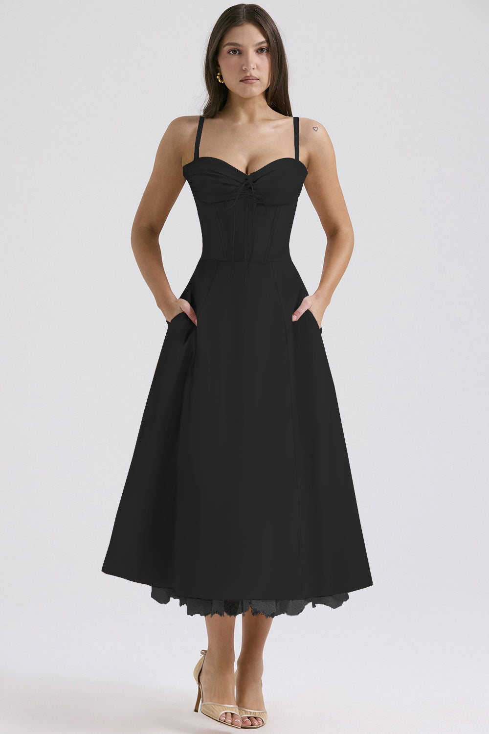 Series French Summer Strap Gentle Dress Dresses