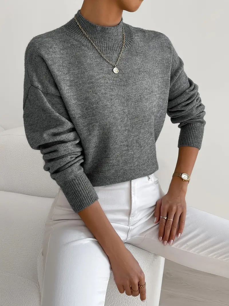 Women's Casual Comfortable Elegant Pullover Knitted Temperament Sweaters