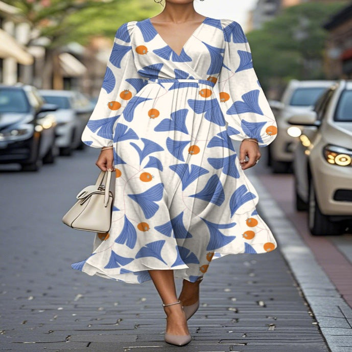 Beautiful Printed Casual Retro Sexy Dress Dresses